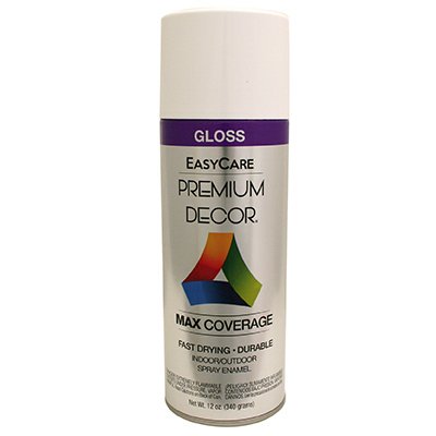 White Gloss Spray Paint 12-oz. Quantity 6 B96619