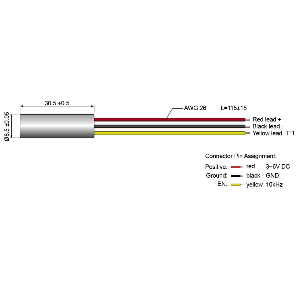 635nm Red Dot Laser Module L10575