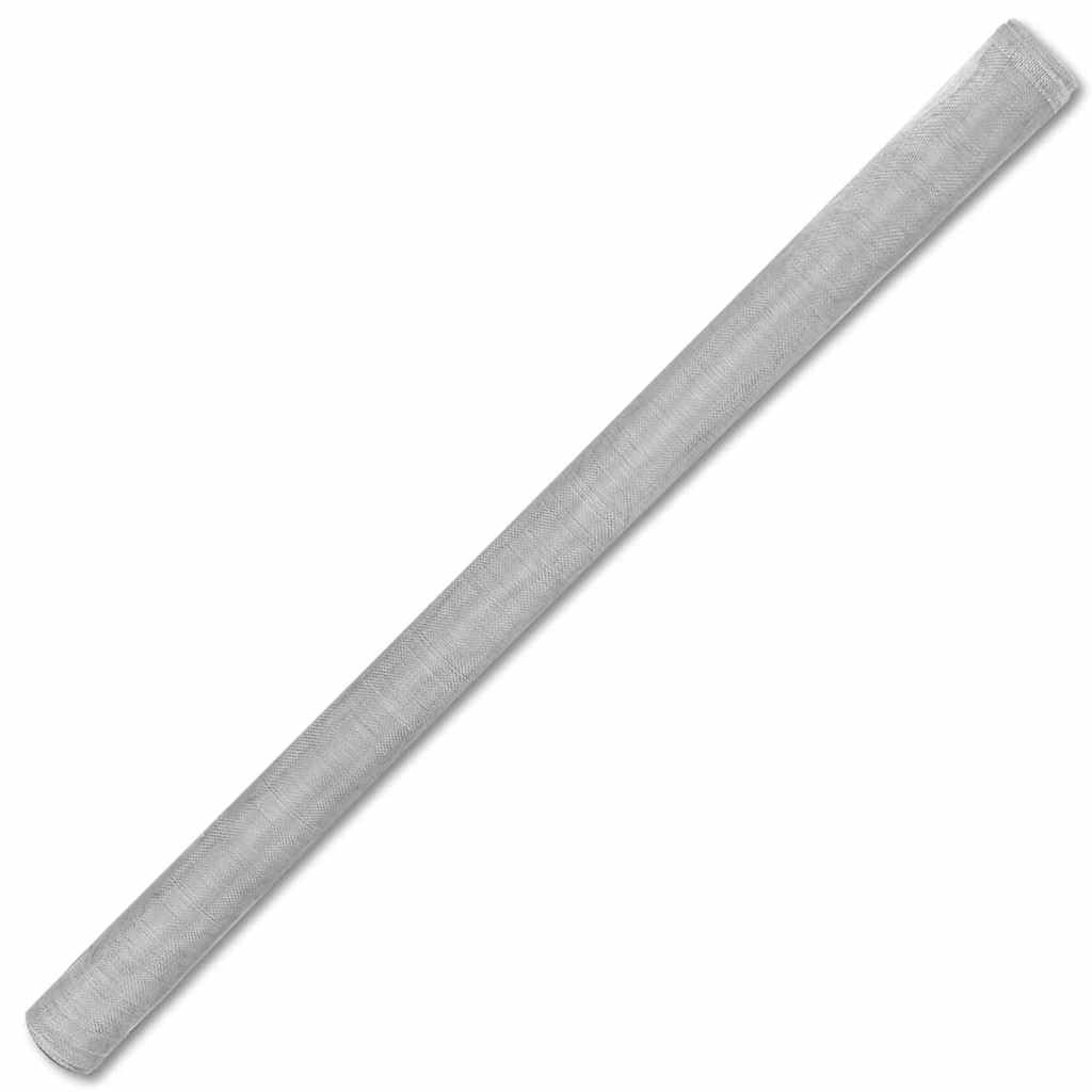 Aluminum Mesh Screen 39.4x196.9 Inches Silver U6546