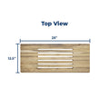 Wall Mounted Folding Shower Bench 24 Inch N43076