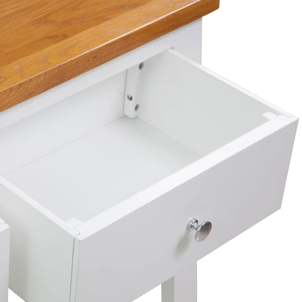 Solid Oak Wood Console Table R357