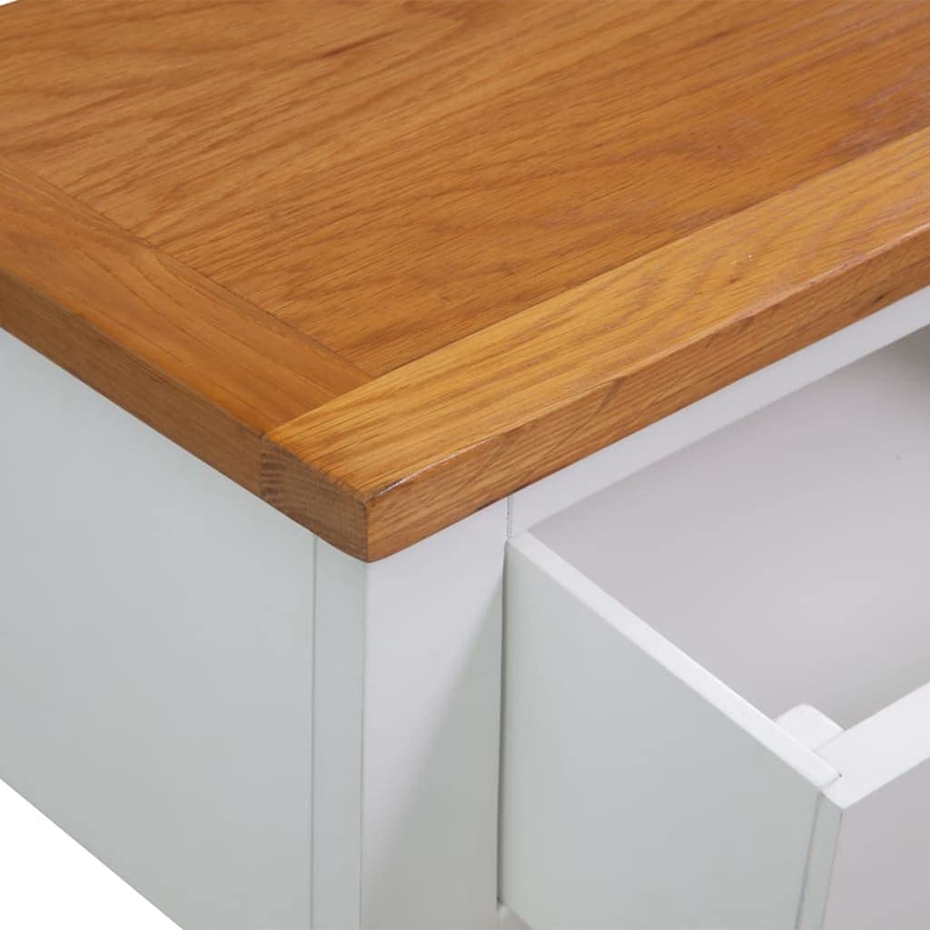 Solid Oak Wood Console Table R357