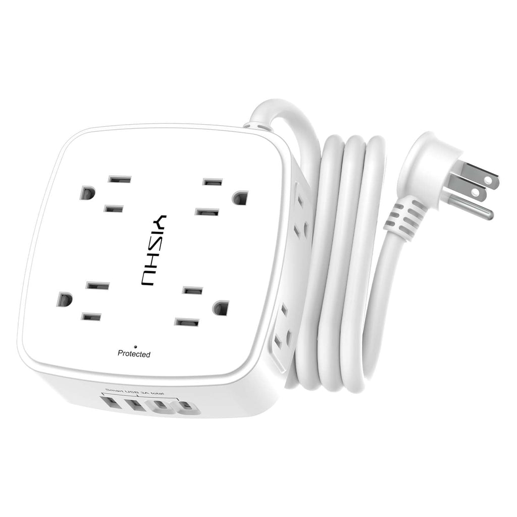 6Ft Surge Protector Power Strip with 8 Outlets & 4 USB Ports P228830