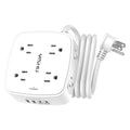 6Ft Surge Protector Power Strip with 8 Outlets & 4 USB Ports P228830