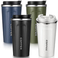 4 Pack 17oz Stainless Steel Insulated Coffee Mug with Lid M70610