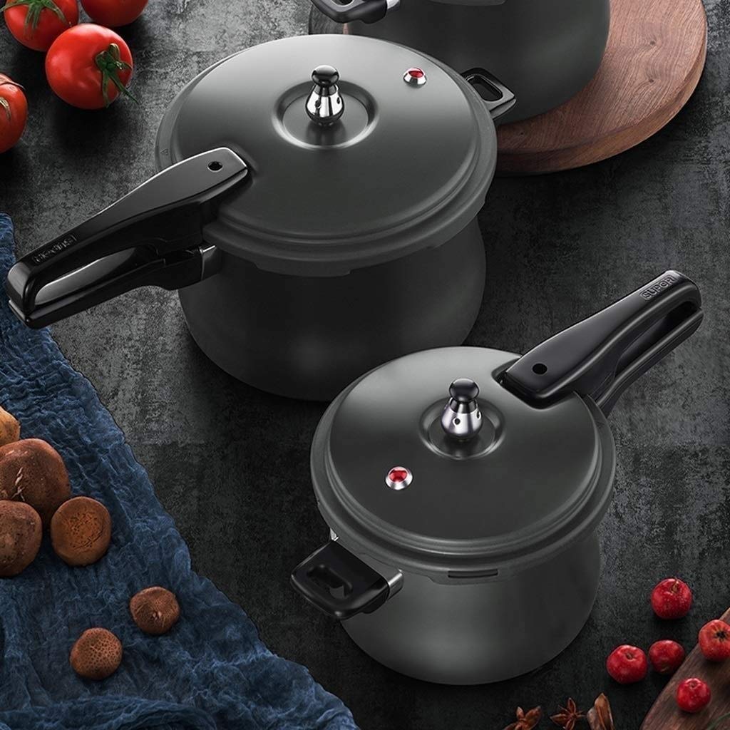 Stainless Steel Dishwasher Safe Cadmium Free Pressure Cooker Black 3L A12938