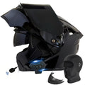 DOT Approved Flip Up Full Face Motorcycle Helmet with Dual Speakers and Microphone T327289