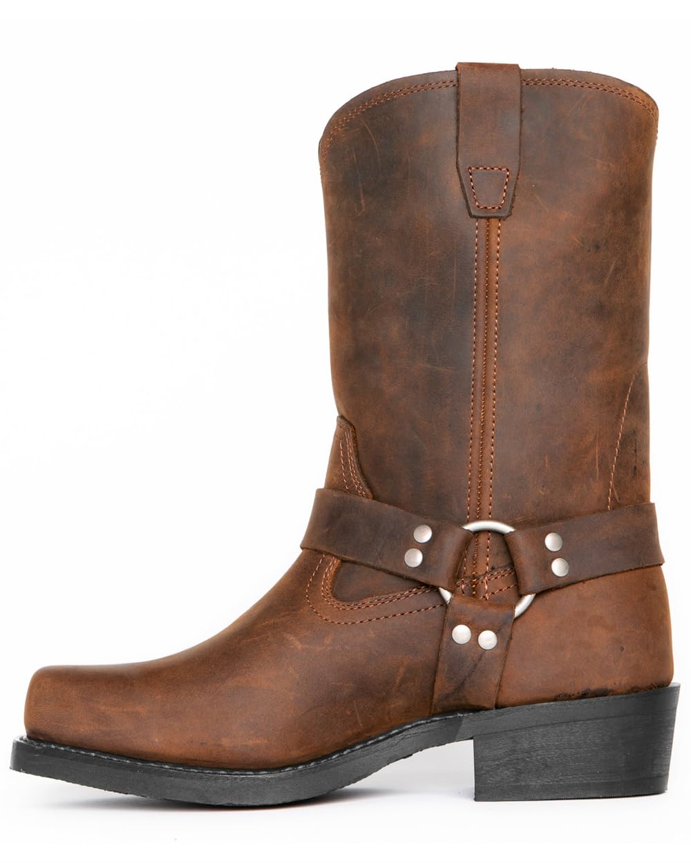 Men's Square Toe Embroidered Cowboy Boots X7441