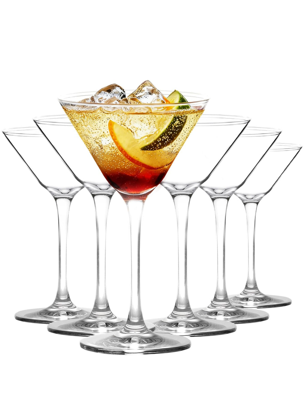 5 oz Crystal Cocktail Glasses Set of 6 C947