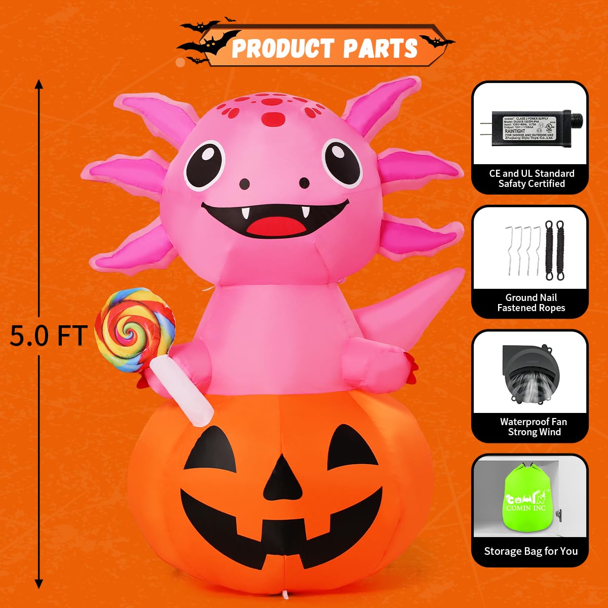 5 FT Inflatables with Built-in LEDs L109