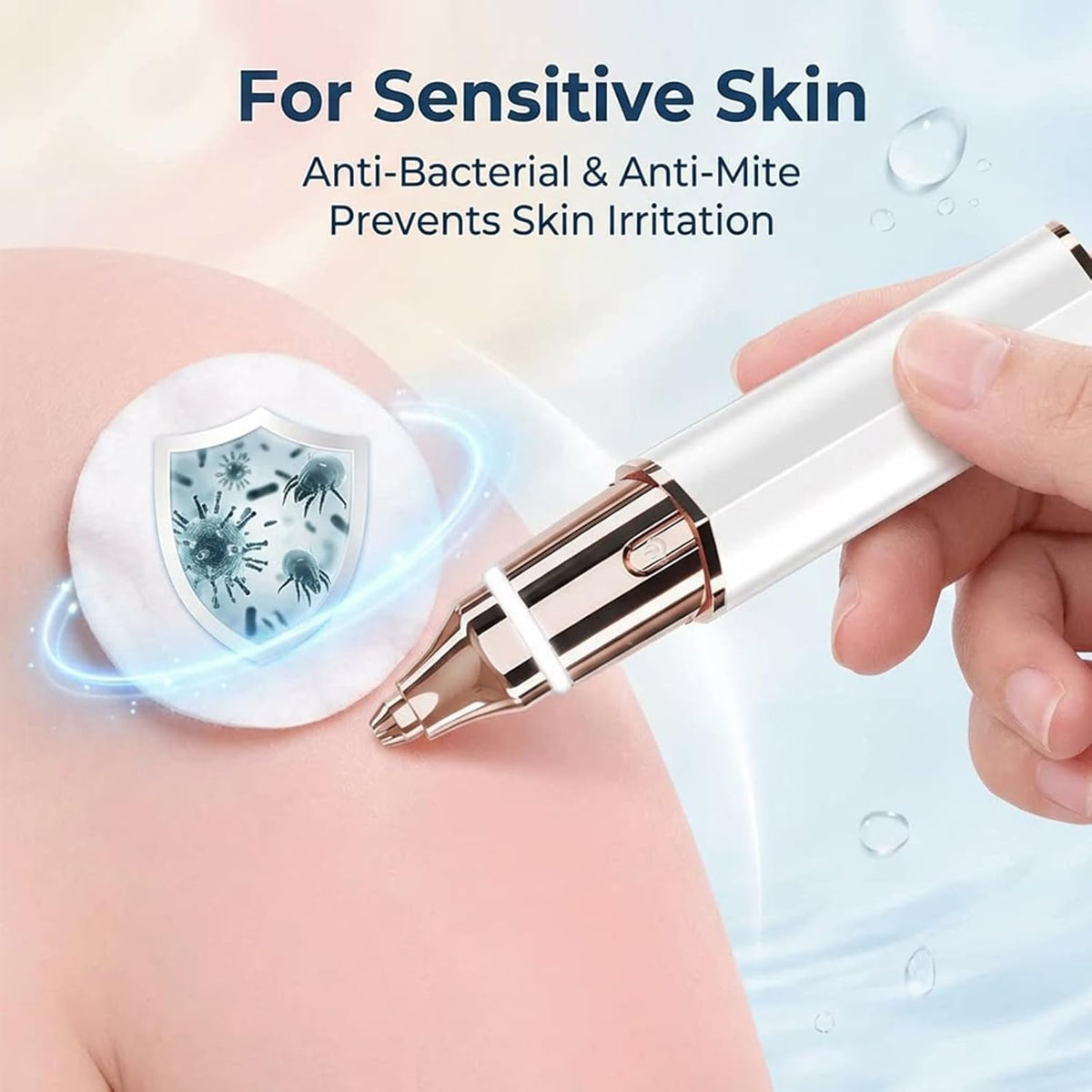 Rechargeable 2-in-1 Facial Hair Remover and Eyebrow Trimmer W5284
