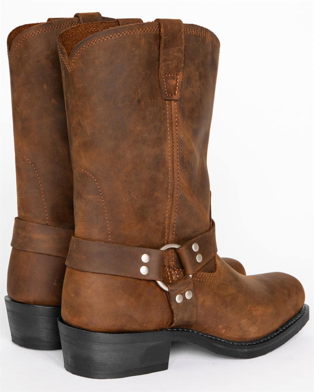 Men's Square Toe Embroidered Cowboy Boots X7441