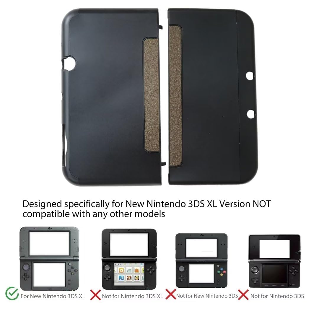 Black Shockproof Hard Shell Case for Nintendo 3DS LL XL E26720