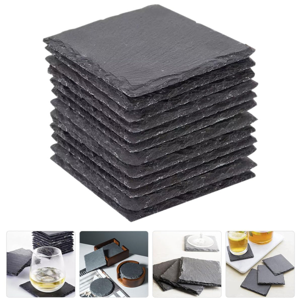 Natural Stone Coasters Set 12pcs E8152