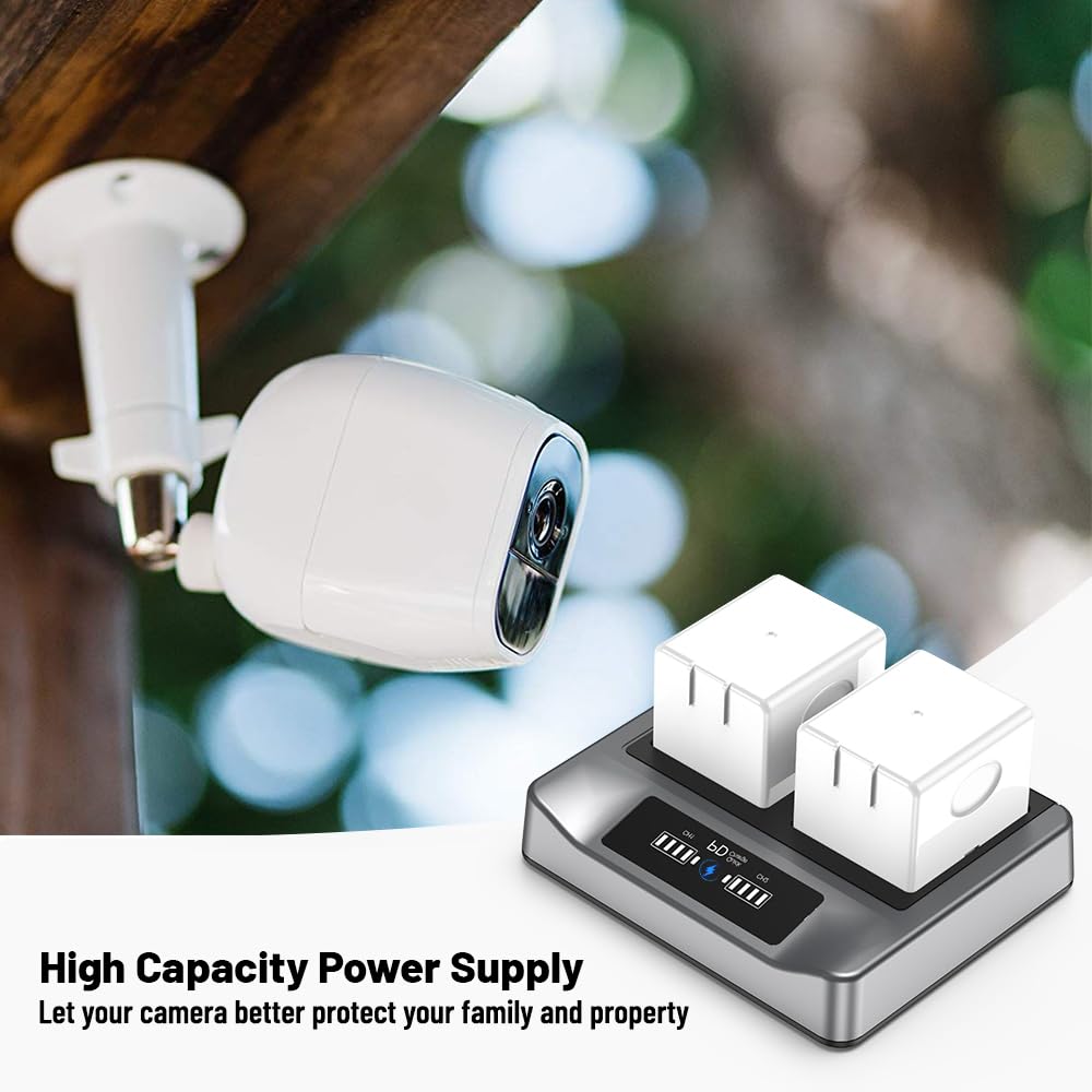 2-Pack Rechargeable Batteries with Charging Station R744687