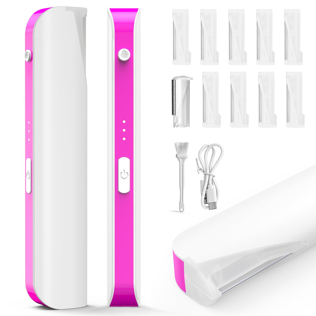 3 Speed Mini Electric Dermaplane Razor with LED Light X231985