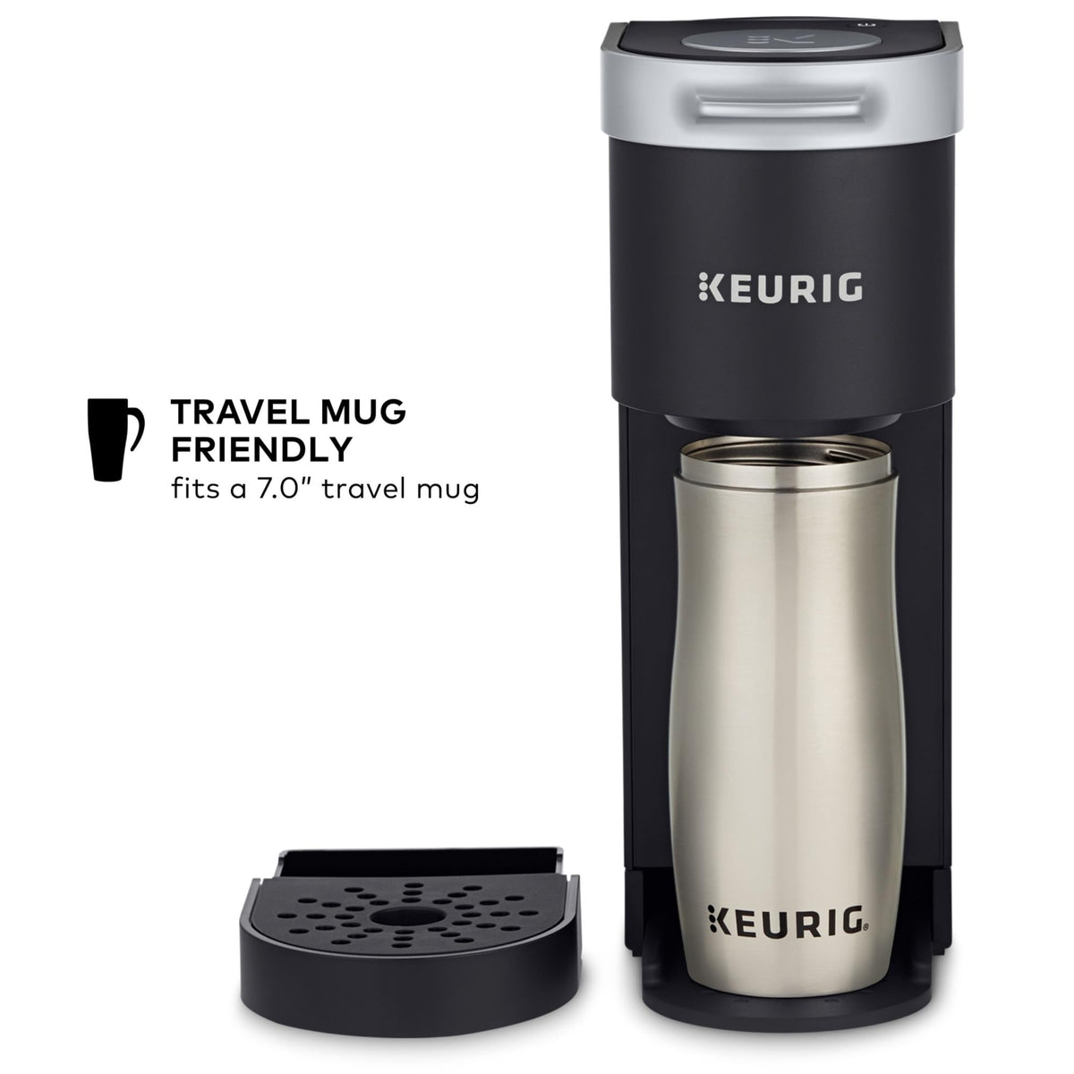 Single Serve K-Cup Pod Coffee Maker, 6 to 12oz Brew Size, Black K7319