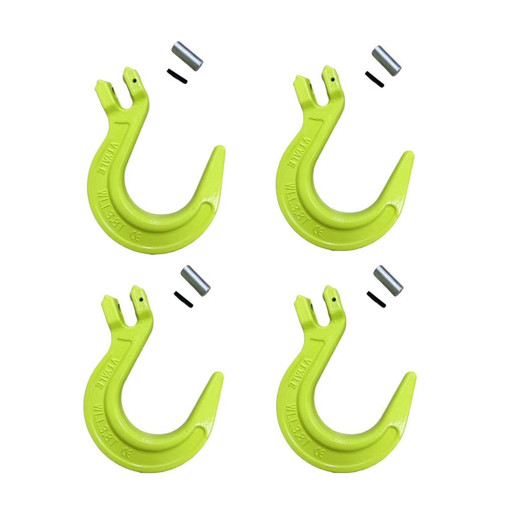 3/8" G80 Clevis Foundry Hook 4 Pack Q46661