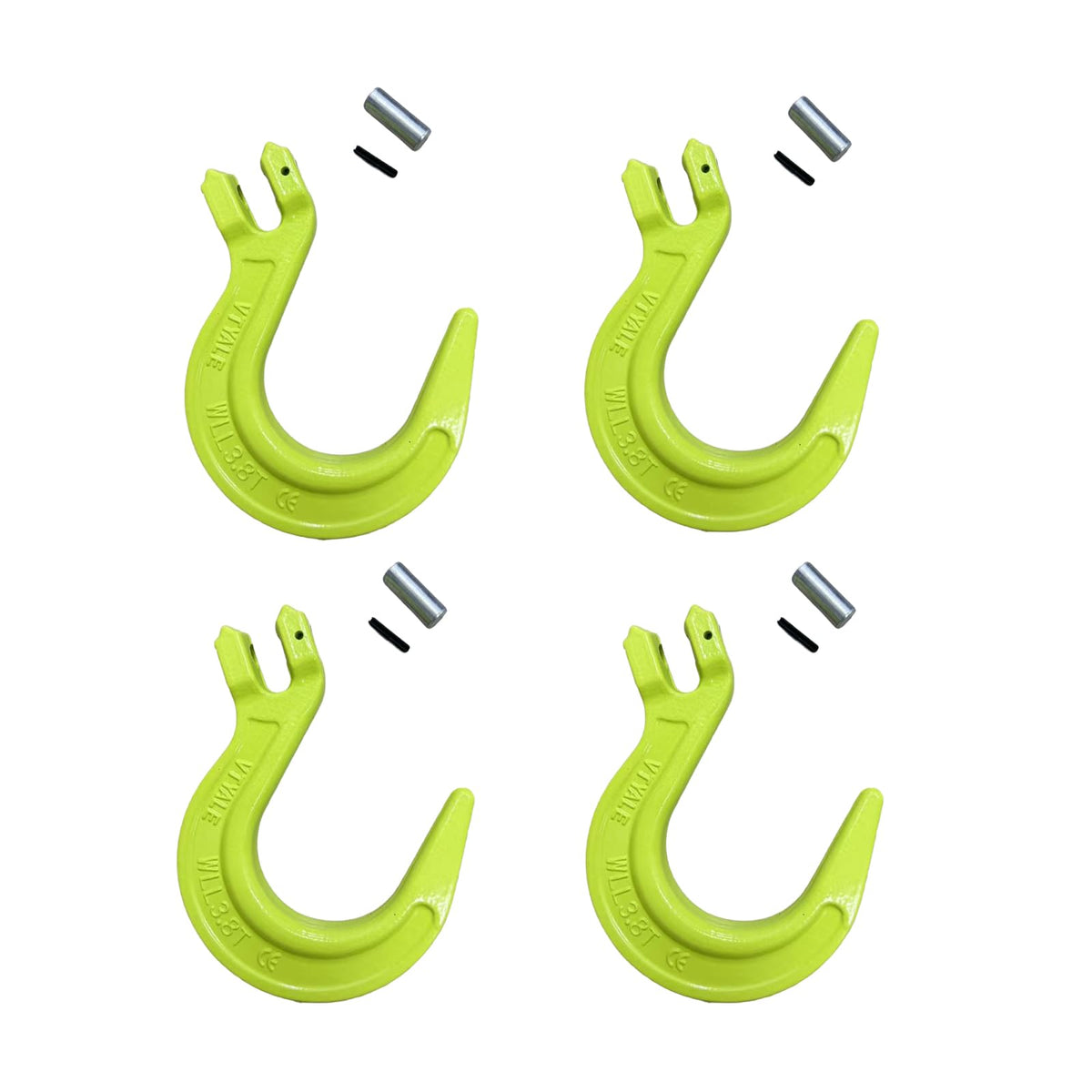3/8" G80 Clevis Foundry Hook 4 Pack Q46661