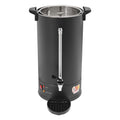 25L Stainless Steel Coffee Urn Hot Water Dispenser Commercial Electric Brewer with Drip Tray Black T319