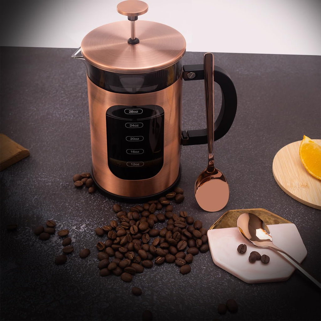 8 Cups 34 oz Stainless Steel French Press Coffee Maker A707