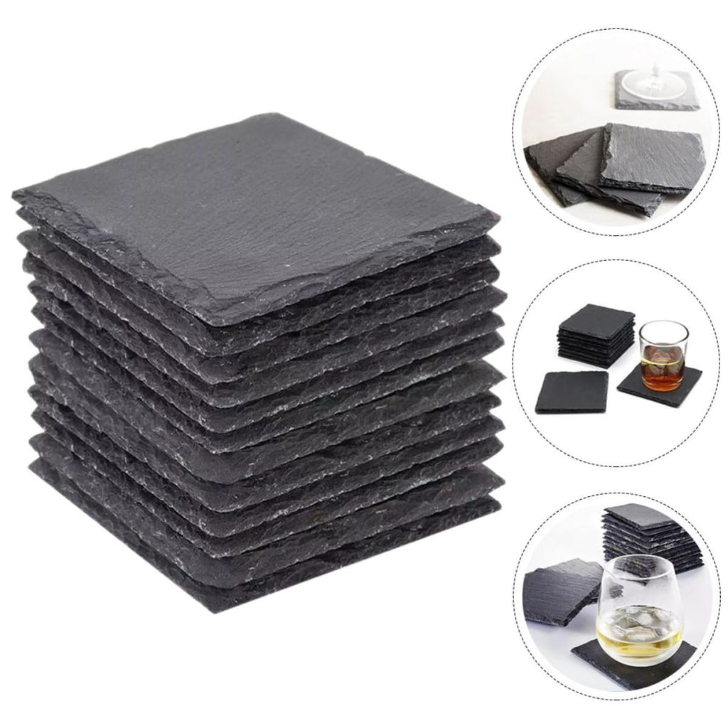 Natural Stone Coasters Set 12pcs E8152