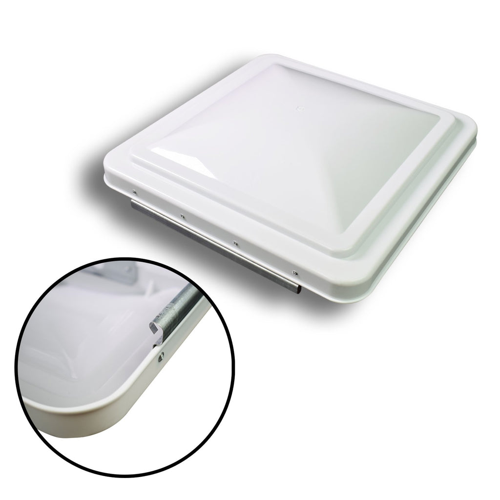 14 Inch White RV Roof Vent Cover O274
