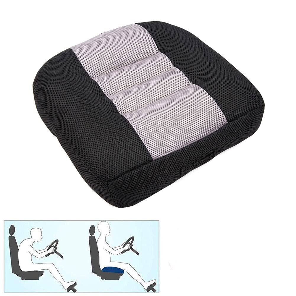 Black Breathable Mesh Car Booster Seat Cushion Q8178