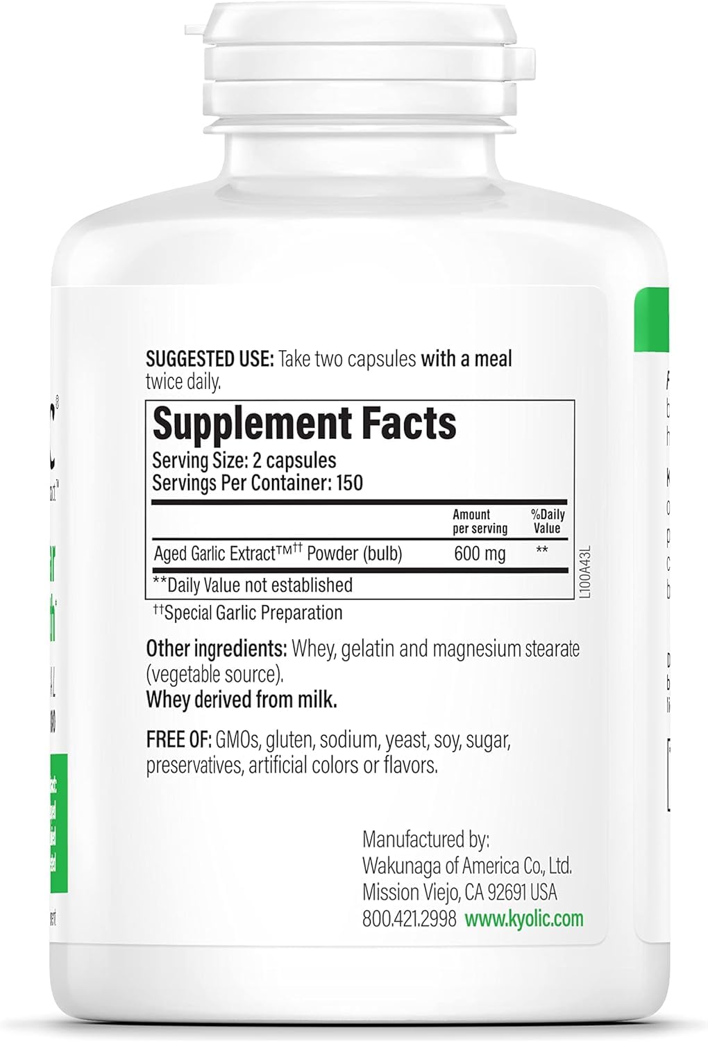 Kyolic Formula 300 Cap S601163