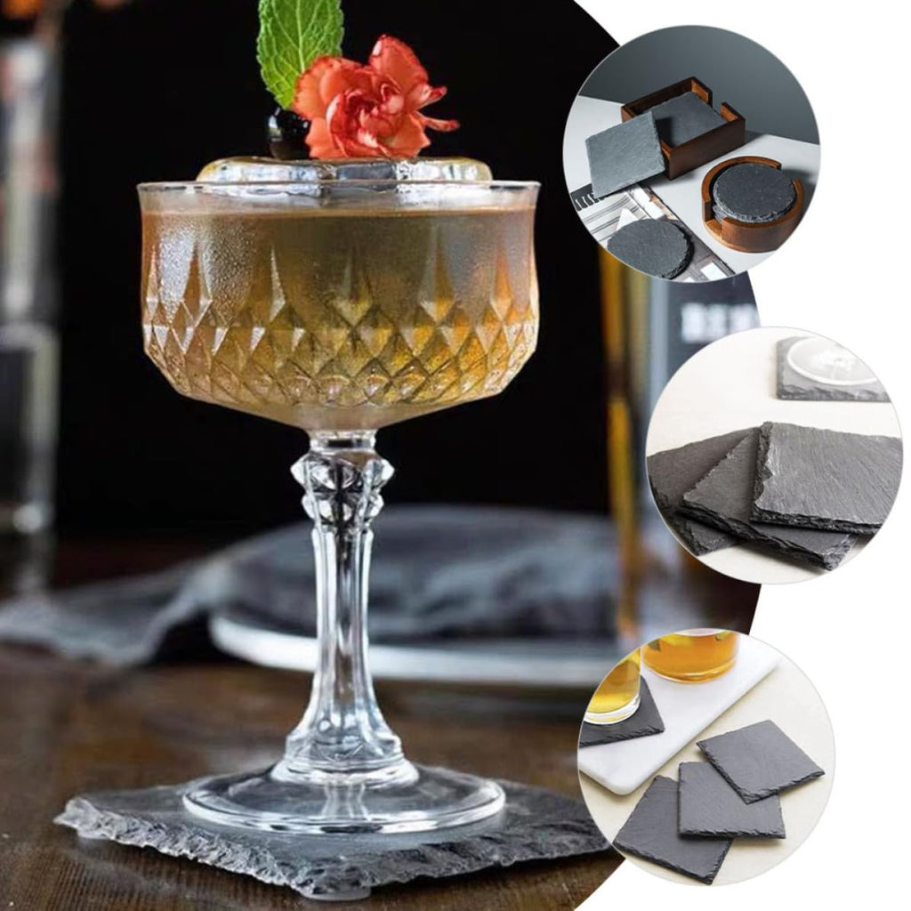 Natural Stone Coasters Set 12pcs E8152