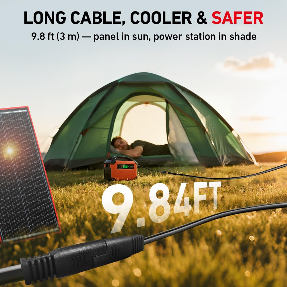 300W Foldable Solar Panel Kit with PWM Controller and USB Ports H751220