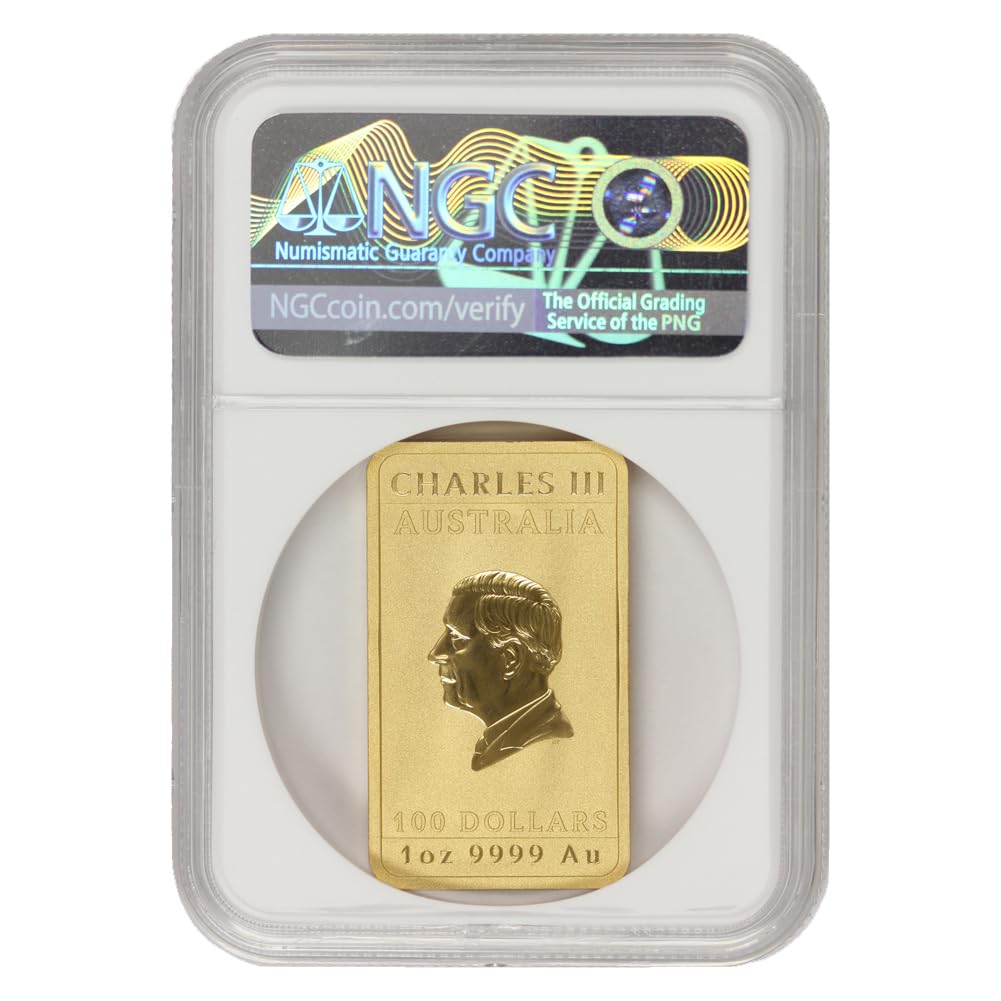 1 oz Australian Gold Dragon Bar X4528