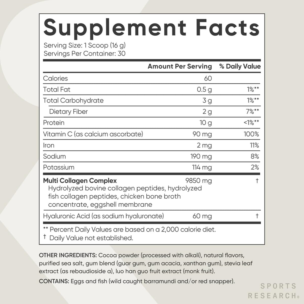 Chocolate Multi Collagen Protein Powder E6427