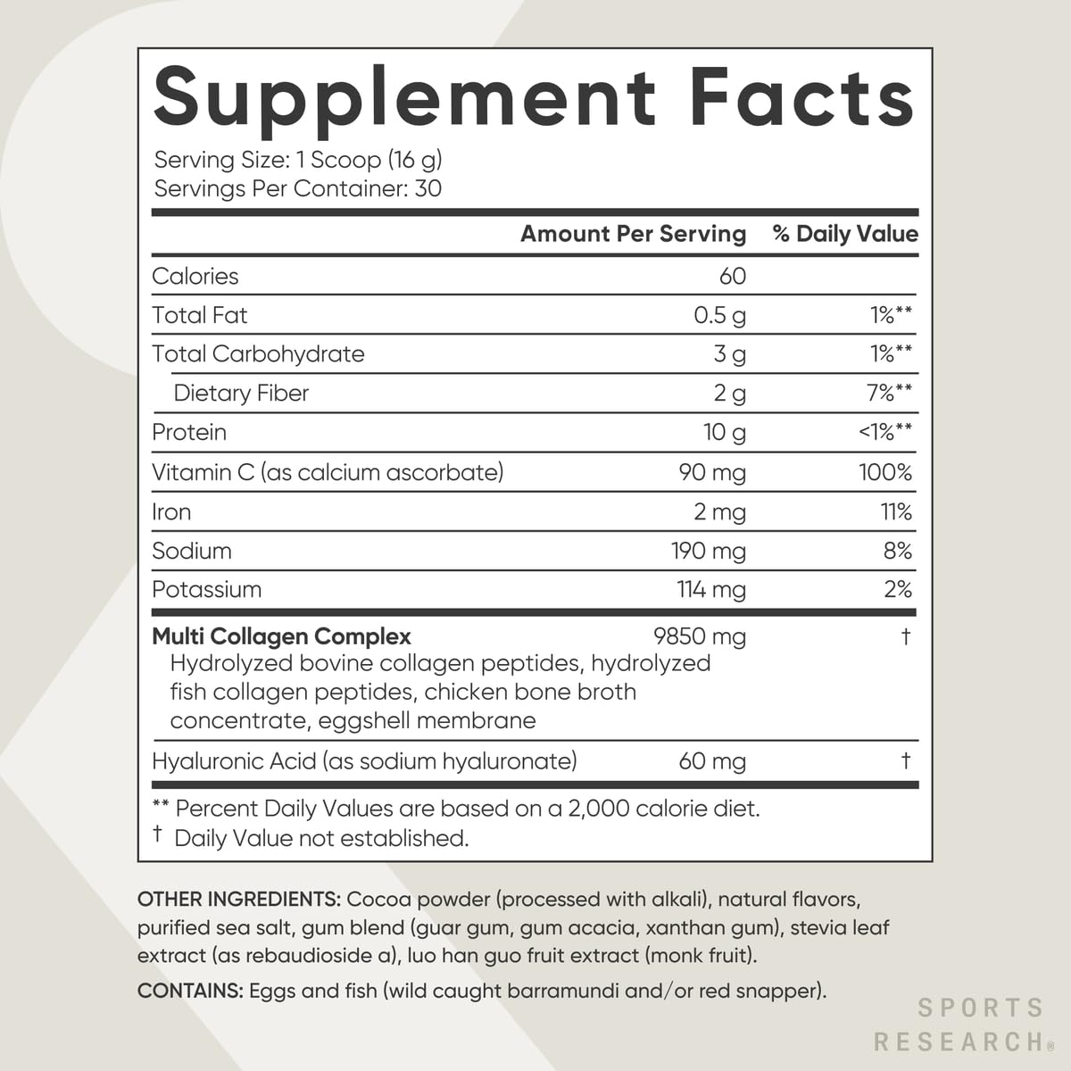 Chocolate Multi Collagen Protein Powder E6427