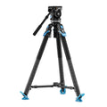 Carbon Fiber Video Tripod with Fluid Head L189717