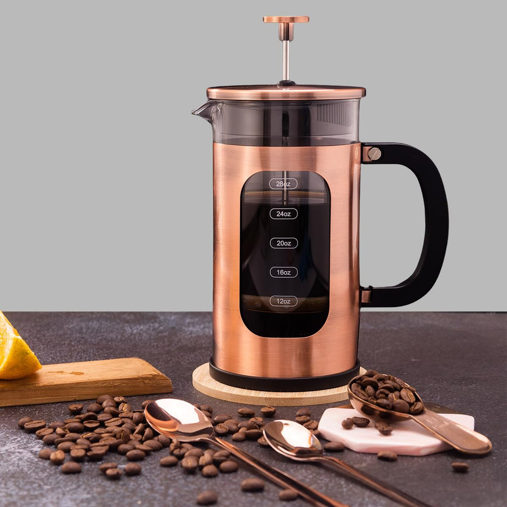 8 Cups 34 oz Stainless Steel French Press Coffee Maker A707