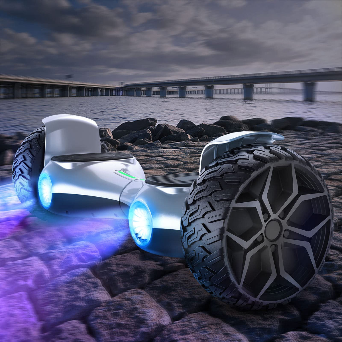 8.5" Offroad Hoverboard with Lights and Bluetooth L323