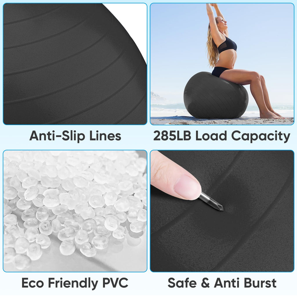 Adjustable Ankle Weights + Yoga Ball T64194