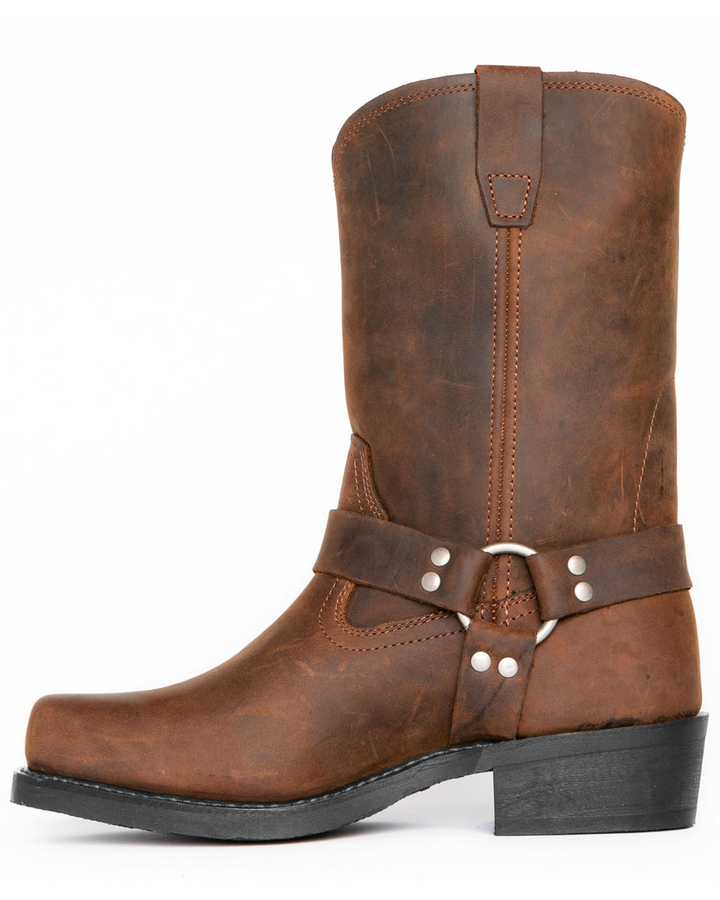 Men's Square Toe Embroidered Cowboy Boots X7441