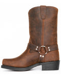 Men's Square Toe Embroidered Cowboy Boots X7441