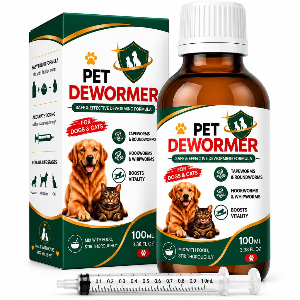 Praziquantel & Pyrantel Pamoate Oral Suspension for Dogs & Cats 3.38 fl oz T4565