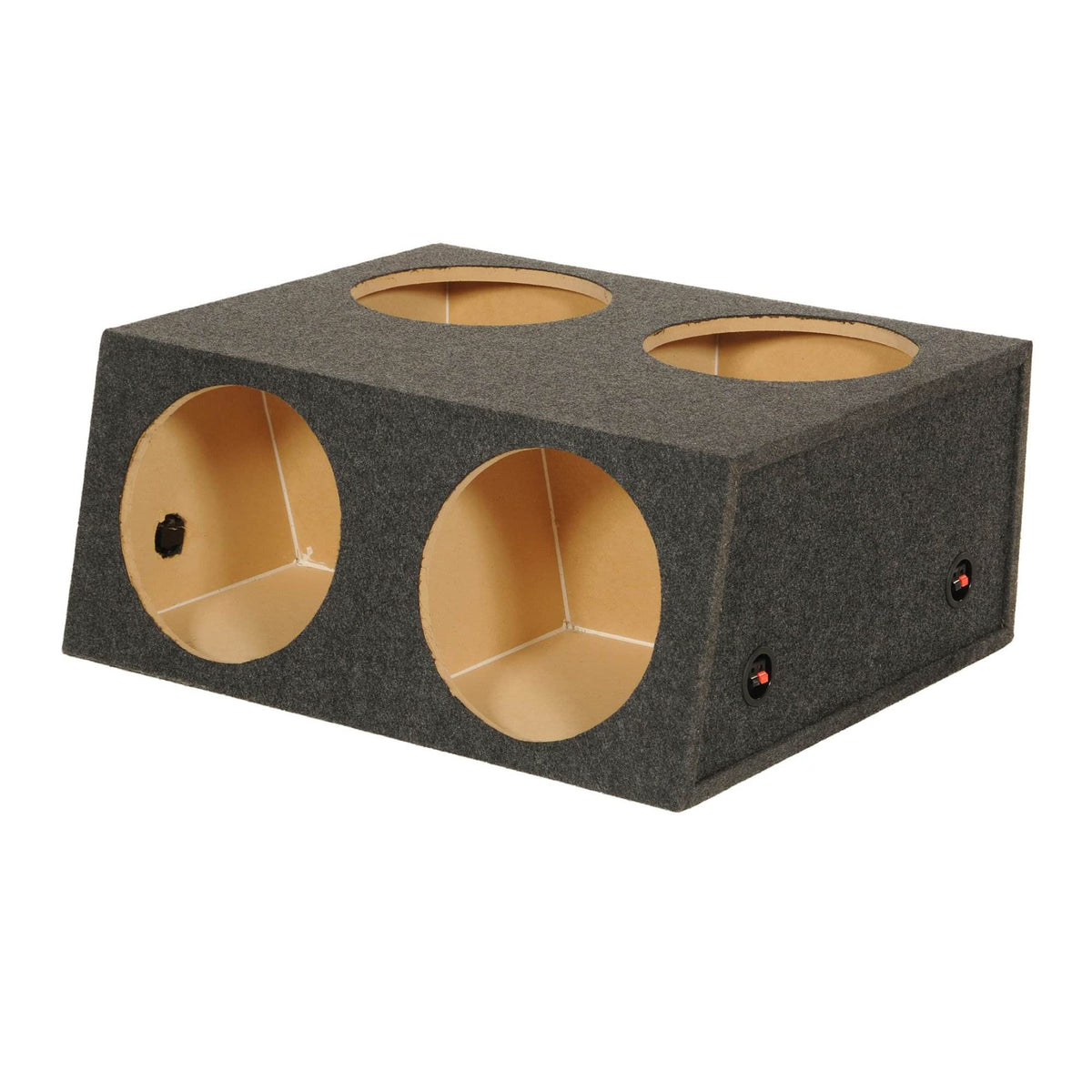 12 Inch 4 Hole Sealed Divided Speaker Box Subwoofer Enclosure C524023