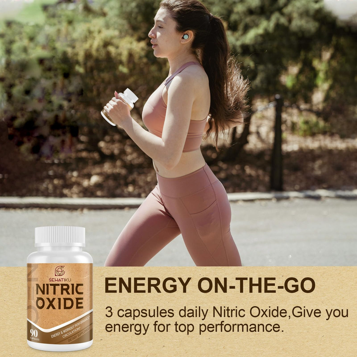 90 Capsules Nitric Oxide Supplement X700965