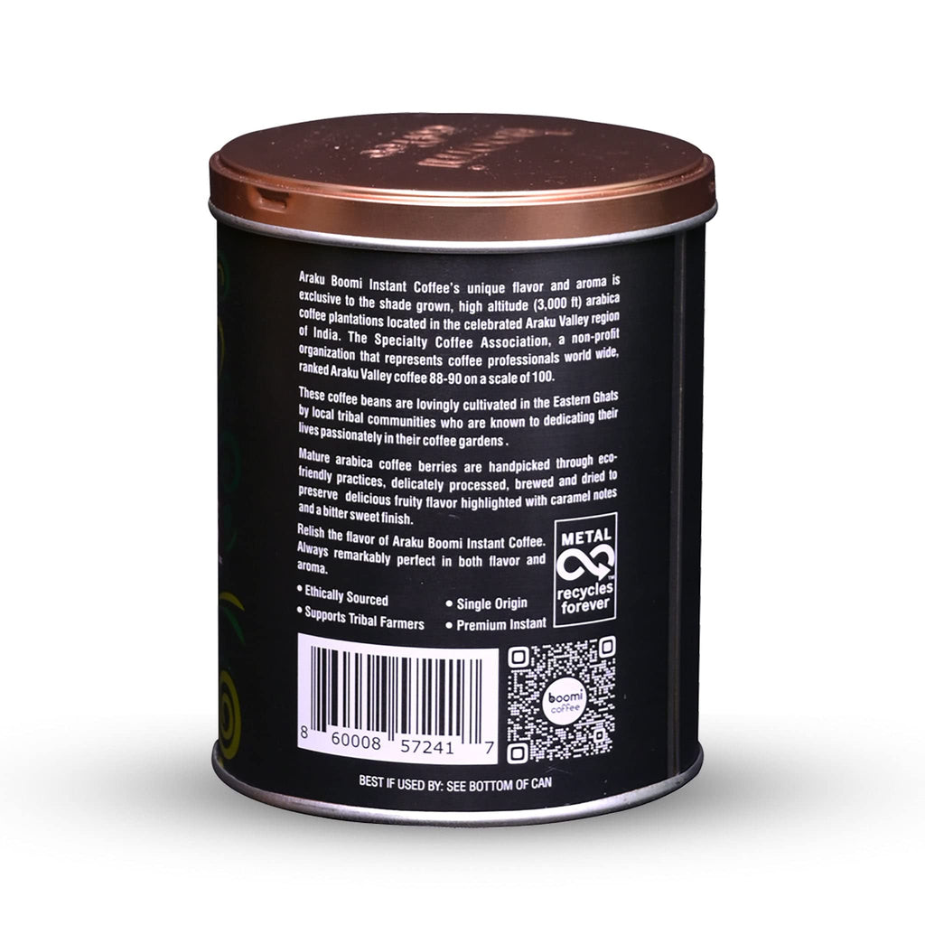 Single Origin Instant Coffee Powder Medium Roast 100% Arabica 7oz Tin W734427