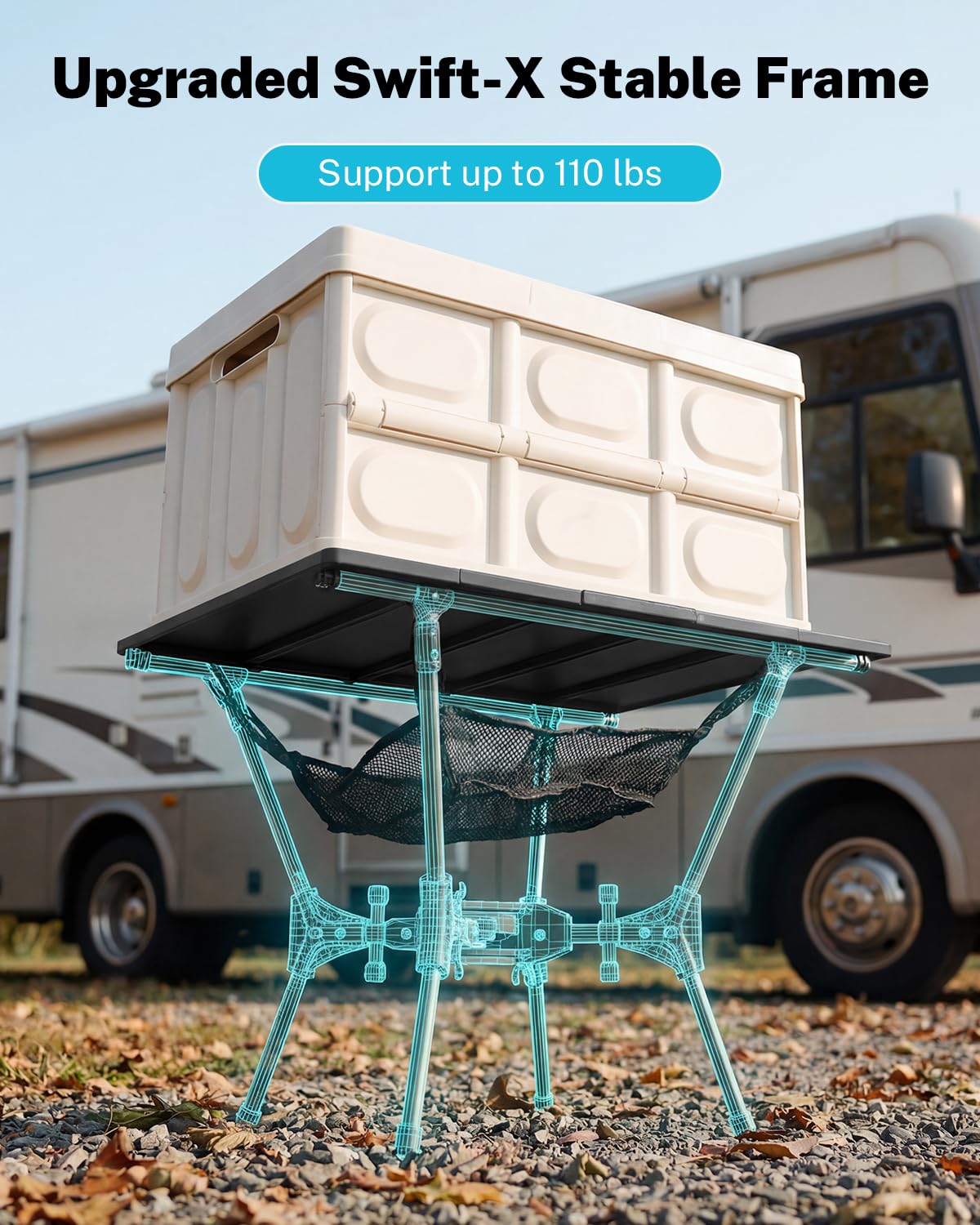 Foldable Aluminum Camping Table O547