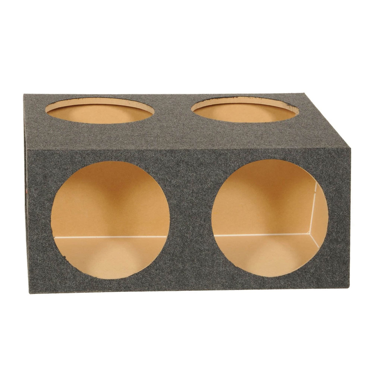 12 Inch 4 Hole Sealed Divided Speaker Box Subwoofer Enclosure C524023