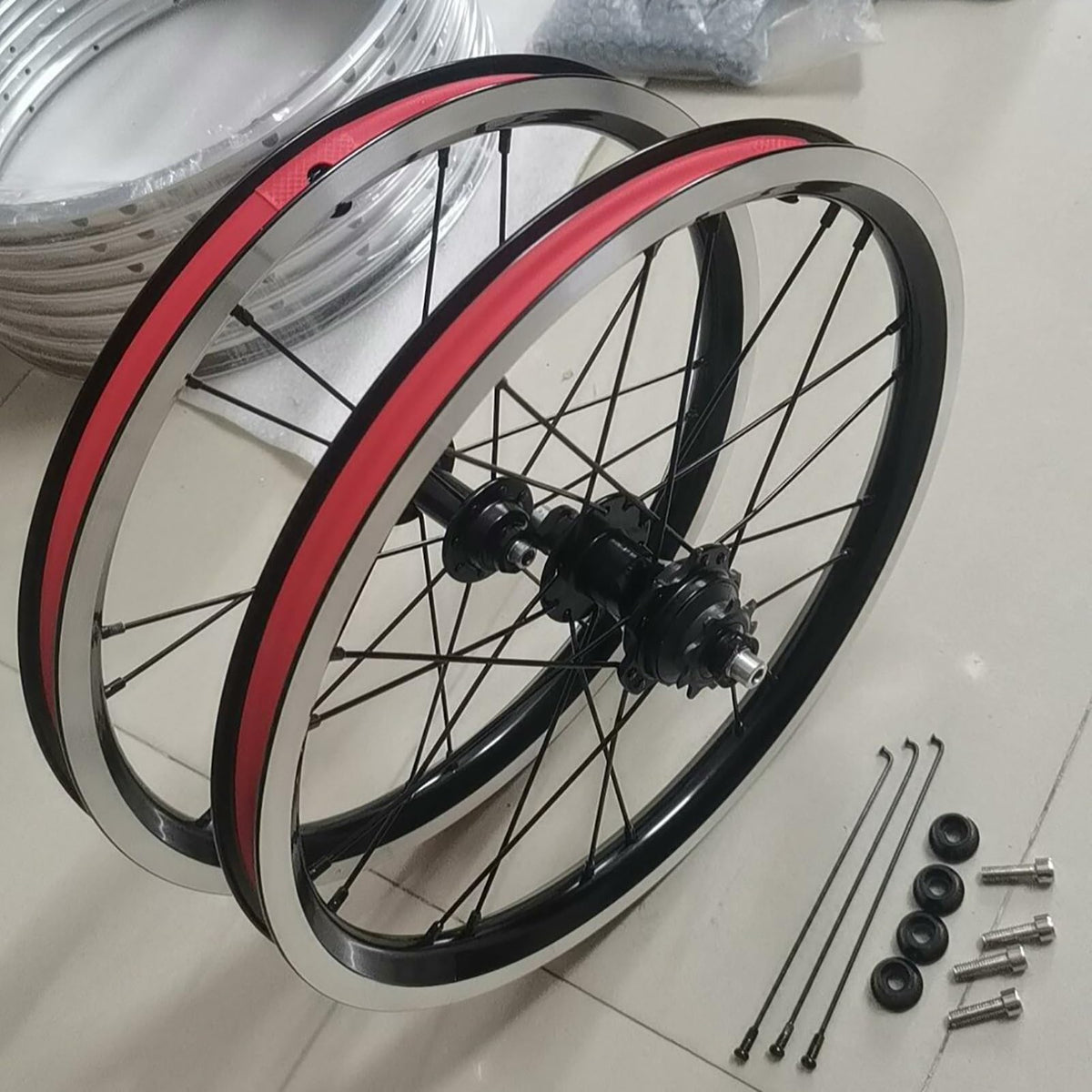 14inch 412 V-Brake Folding Bike Wheelset K267
