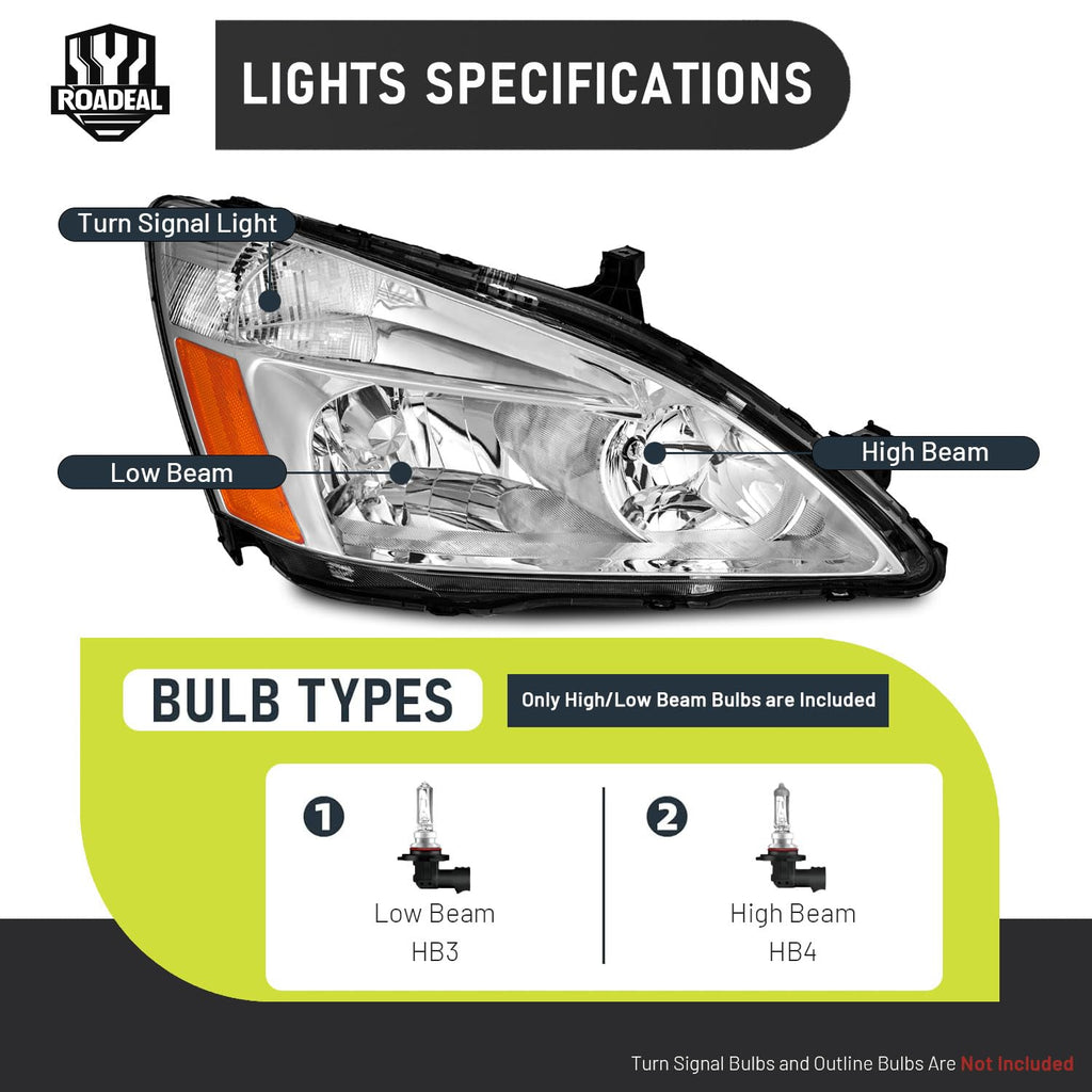 Headlights for Honda Accord Y94075