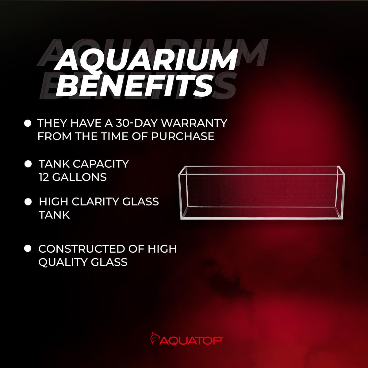 High Clarity Glass 12 gal Fish Tank K738170