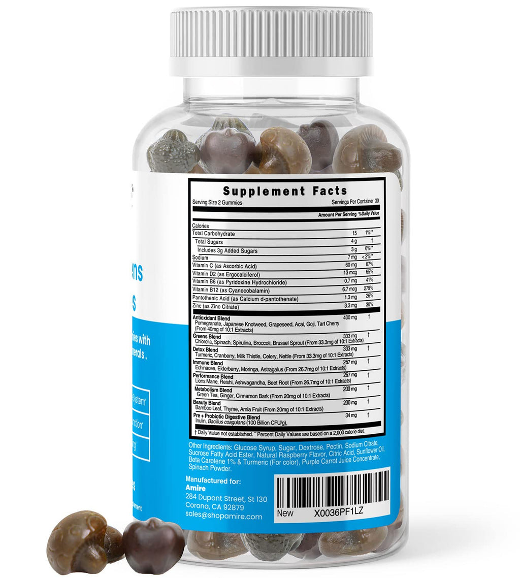 Super Greens Gummies Fruits & Veggies Supplement 240ct V771